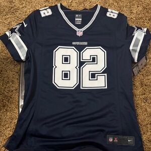 Nike Women's Navy and Silver Cowboys Jersey